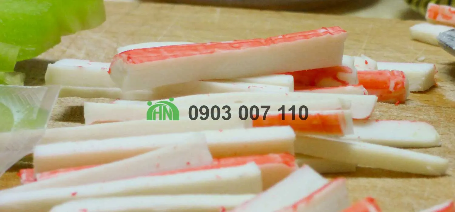 sản xuất thanh cua, surimi