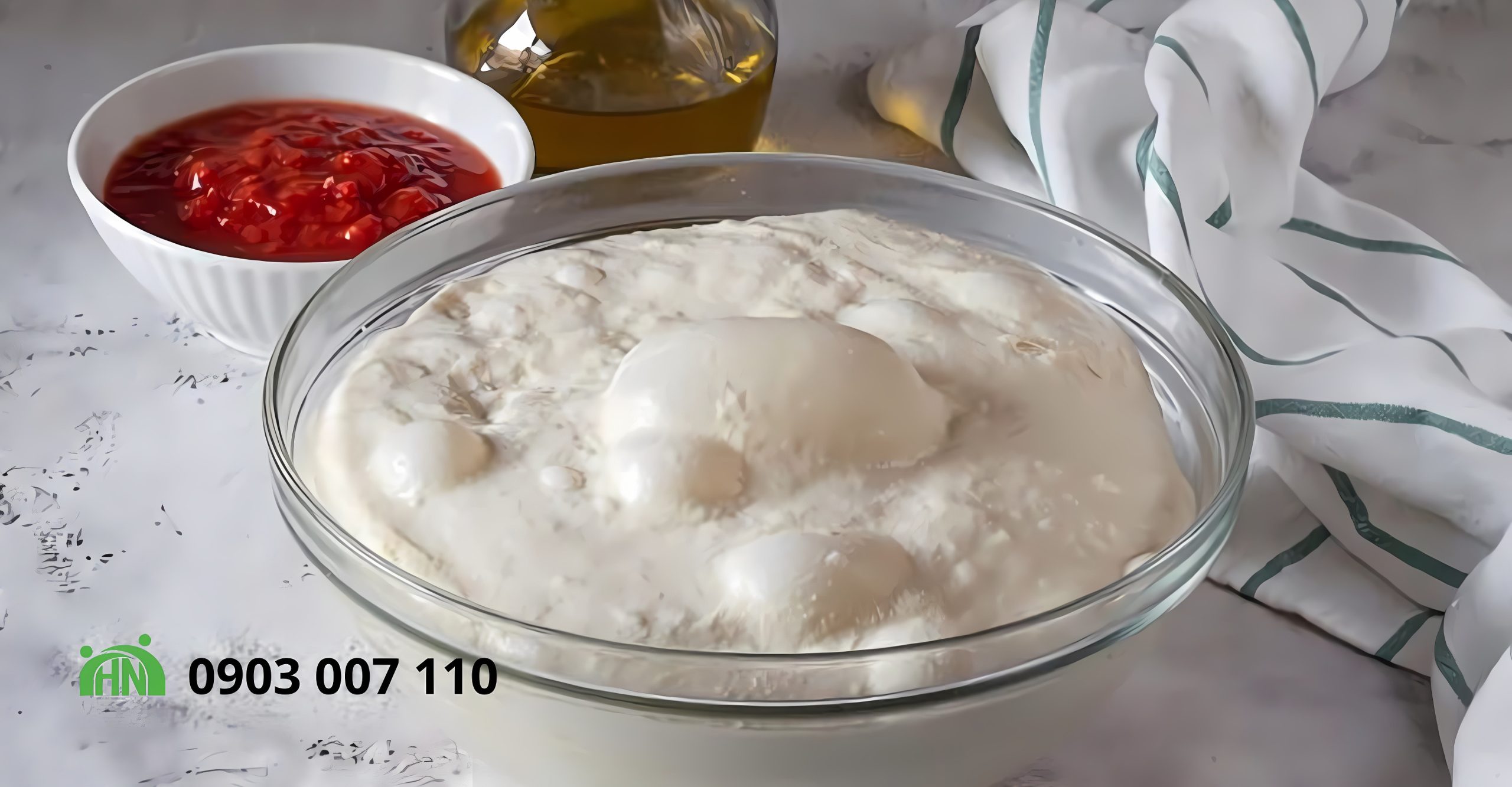 quy trình trộn và nhồi