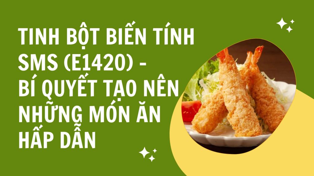 Ứng Dụng Tinh Bột Biến Tính SMS E1420